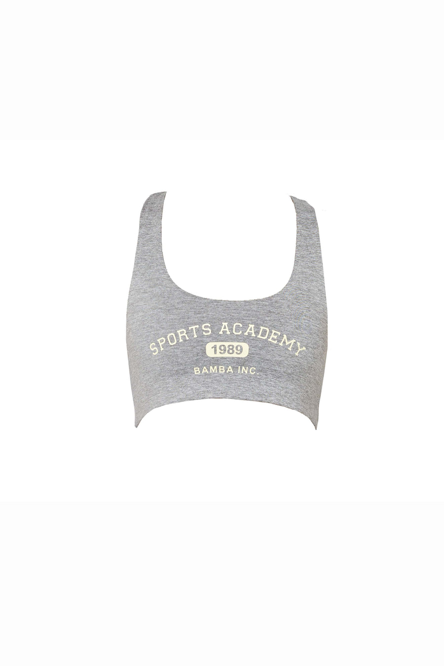 Sports Academy Bra - grey/ lemon  -  CLOTHING  -  B Ā M B A S W I M